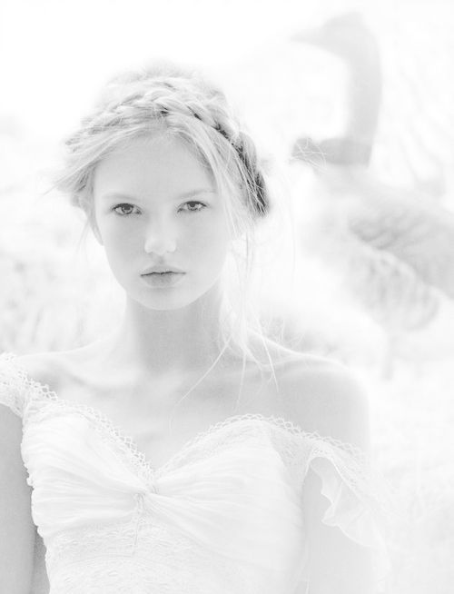 High Key Photography White Photos Woman And Goose Shades Of White High Key Photography Black And White