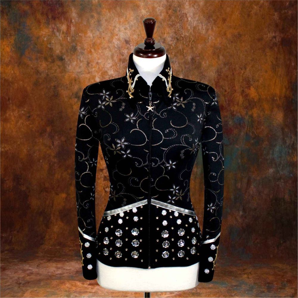 2X-SMALL Western Showmanship Horsemanship Pleasure Show Jacket Shirt Rodeo Queen