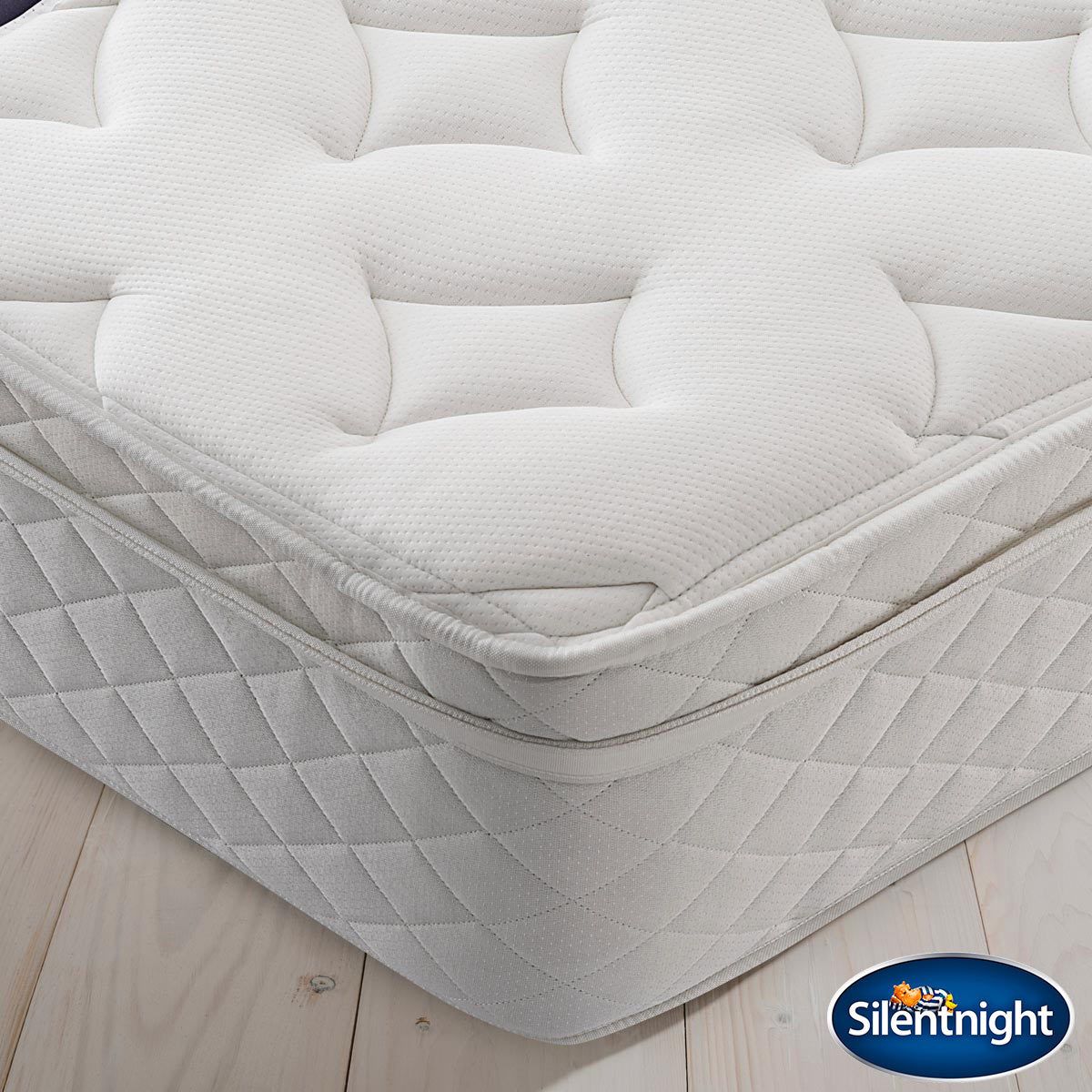 Silentnight Miracoil Memory Cushion Top Mattress Double