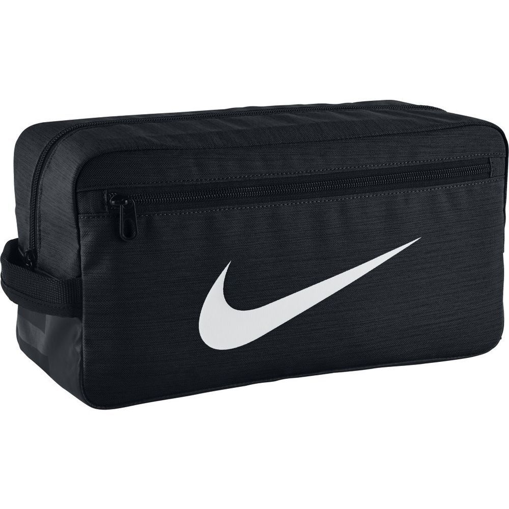 Nike Brasilia Training Shoe Bag Swoosh Black White Pouch Golf Sports Nike Brasilia Training Shoe Bag Swoosh Black White Pouch Golf Sports Ba5339 010