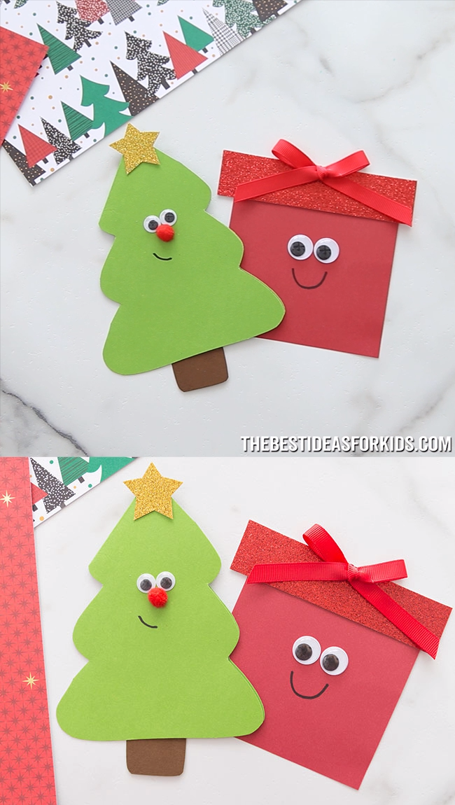 CHRISTMAS TREE & PRESENT CARD ππ