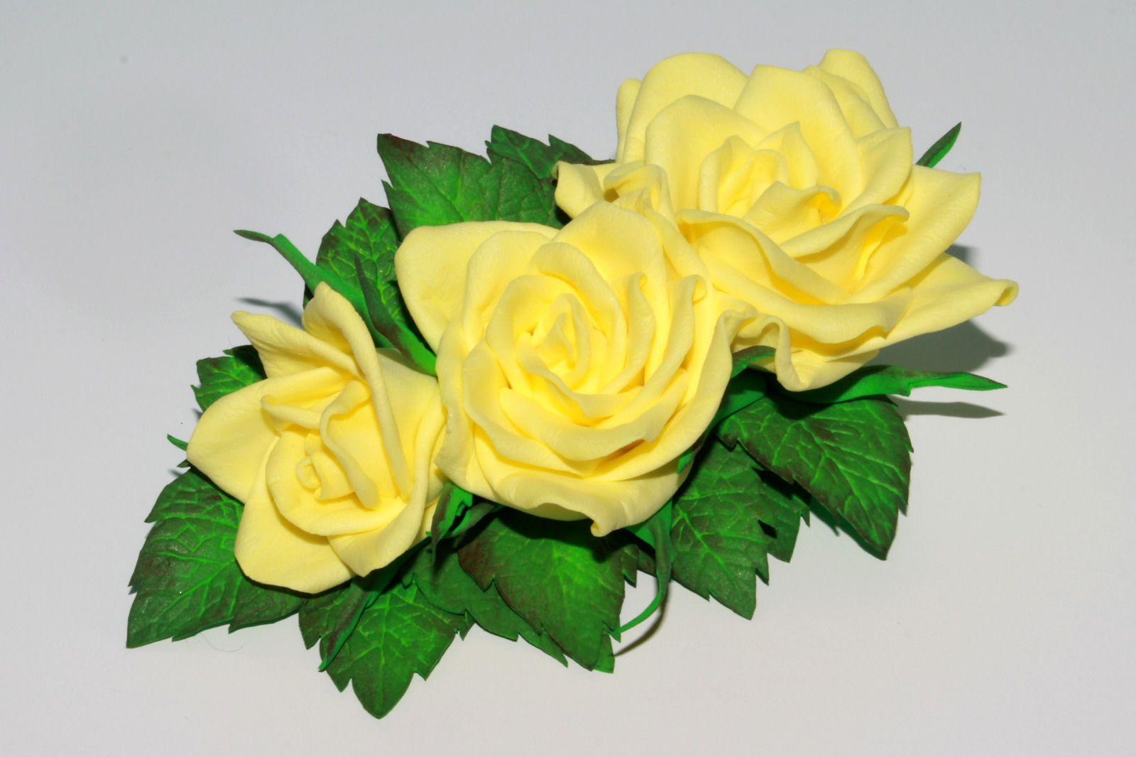 Boho Rose Foamiran Hair Clip Boho Rose Foamiran Hair Clip