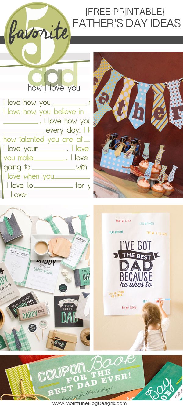 printable father s day ideas simple gifts free printable and dads