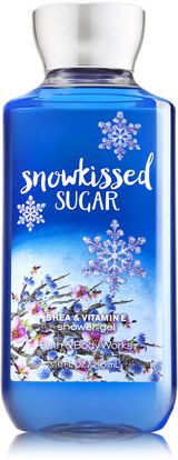 snowkissed sugar shower gel signature collection bath body snowkissed sugar bath and body works