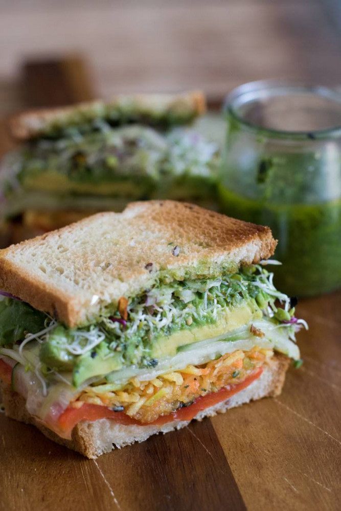 Best Vegetarian Sandwich Recipes: Very Vegan Jalapeno Pesto Sandwich ...