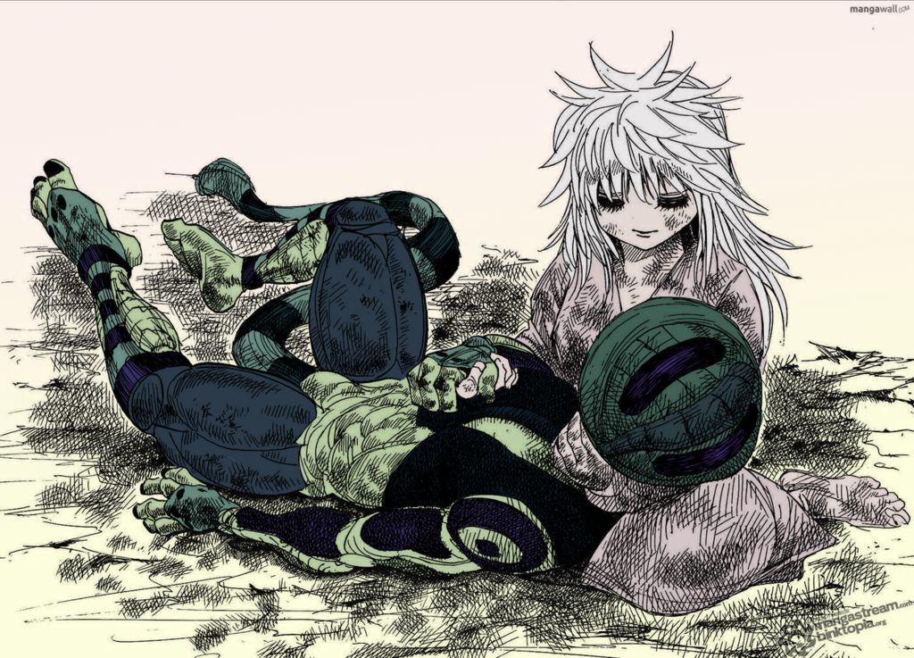 Résultat de recherche d'images pour "meruem and komugi" Hiso...