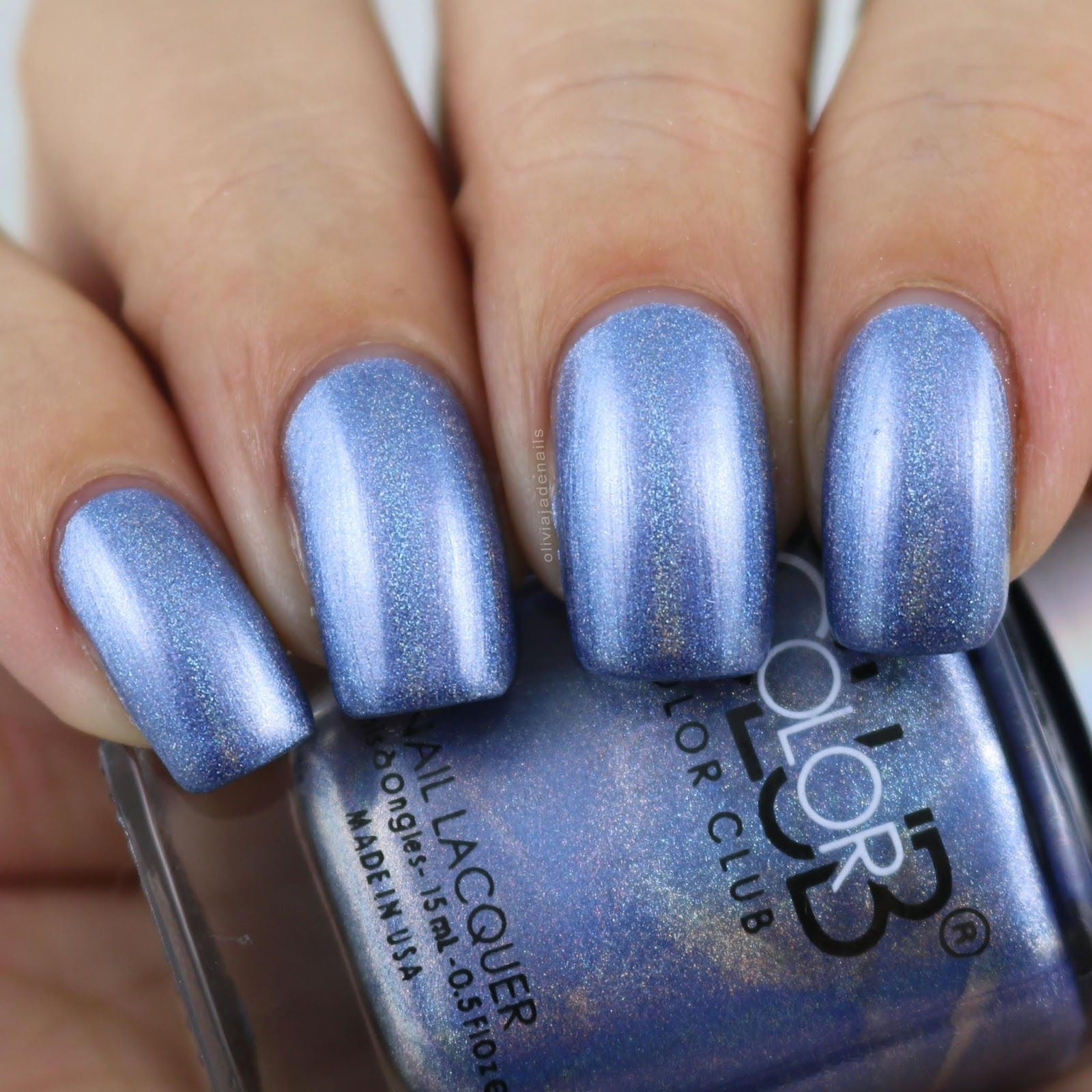 Color Club Oh The Irony swatched by Olivia Jade Nails Gold Polish, Nail Polish, Oh The Irony, Jade Nails, Gold Holo, Olivia Jade, Kind Of Blue, Color Club, Nail Shop