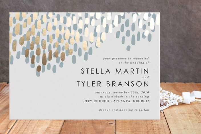modern dash in 2018 blue wedding pinterest wedding invitations