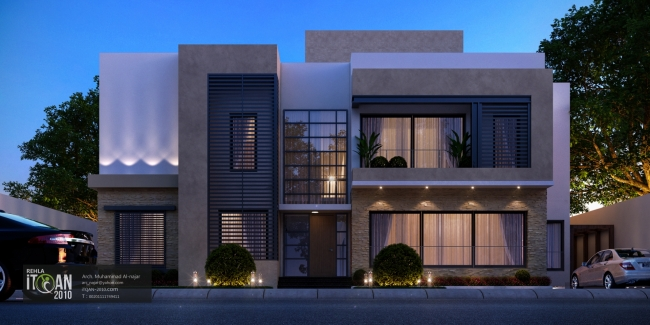 Modern villa design - saudi arabia