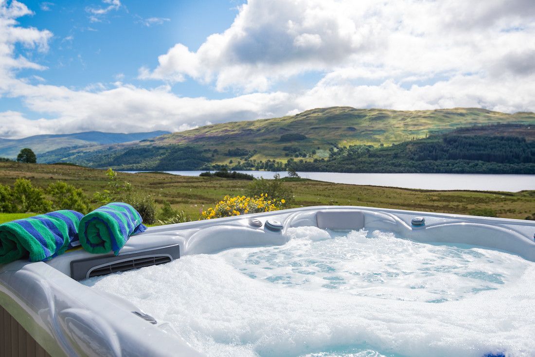 Stay in a castle and it's not unusual for there to be a Jacuzzi too. These large holiday homes with hot tubs will soothe your mind and your soul. Large Holiday Homes, Stay In A Castle, Jacuzzi, Pool, Hot Tubs, Mansions, Soothe, Luxury, Outdoor Decor