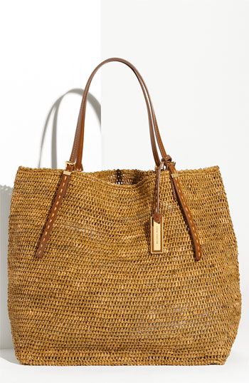 Michael Kors 'Santorini' Raffia Tote 