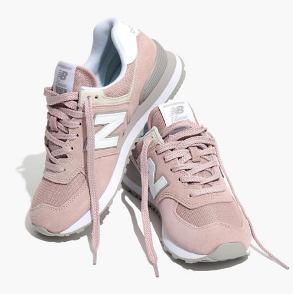 new balance 574 sneakers pink