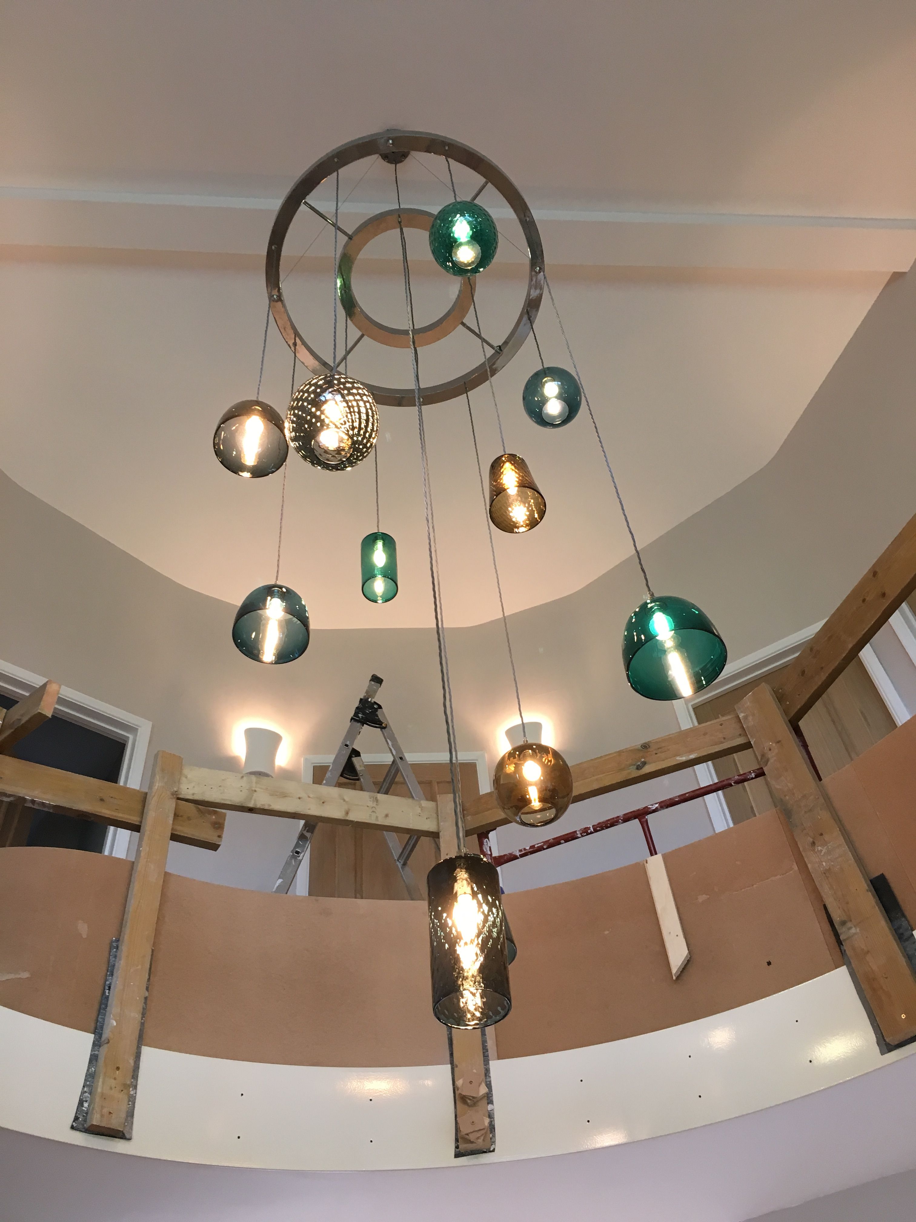 Installing Large Ceiling Plate With Multiple Pendant Lights Installing Large Ceiling Plate With Multiple Pendant Lights