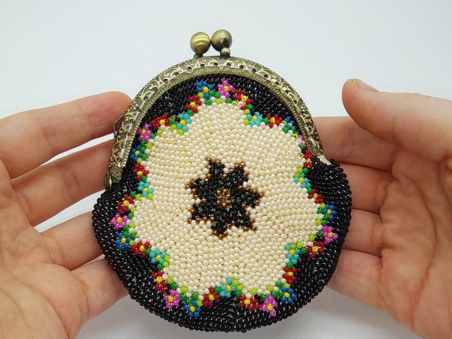 Beaded coin purse coin purse pattern coin pouch tutorial Etsy Beaded coin purse coin purse pattern coin pouch tutorial Etsy
