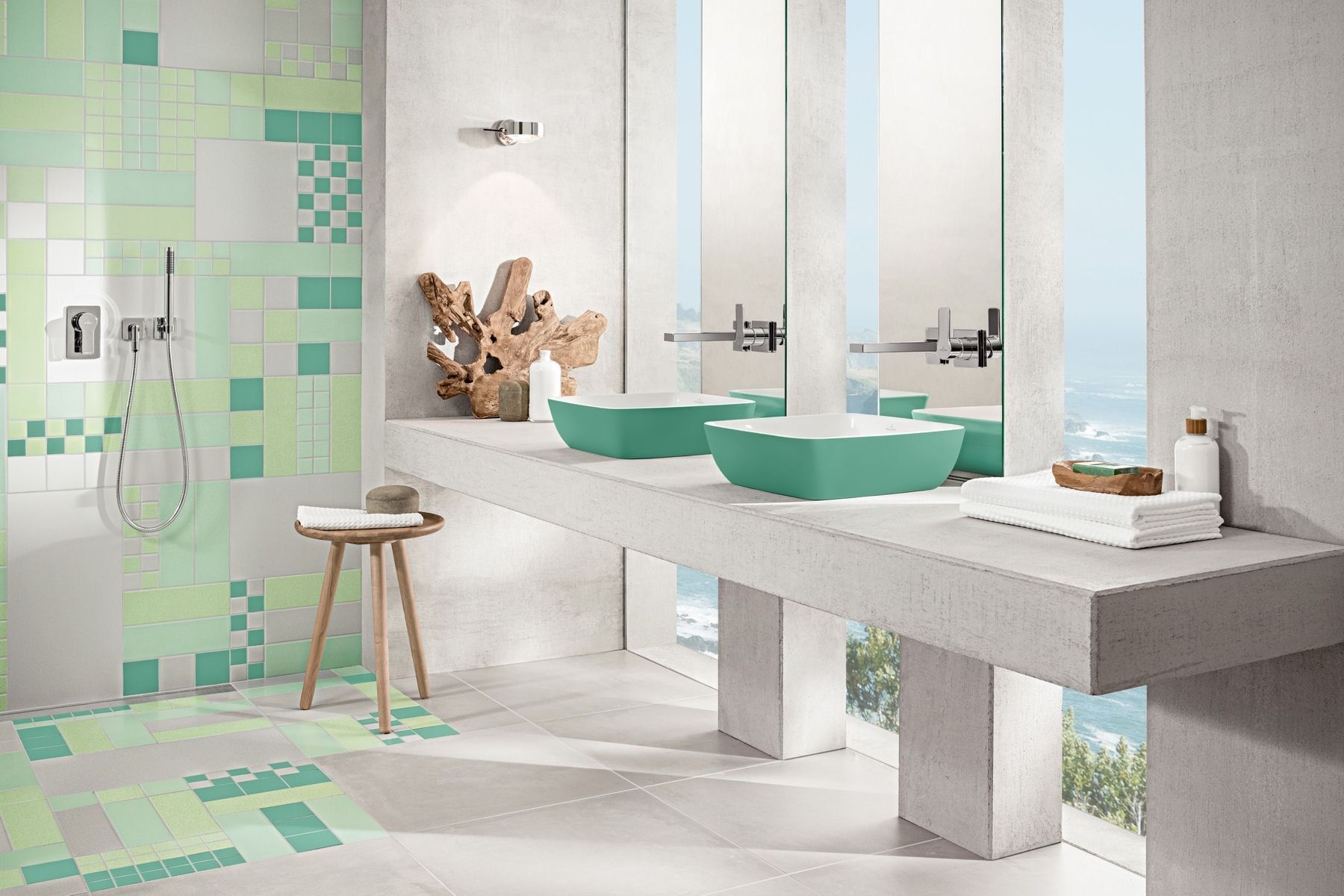 Salle De Bain Baignoire Ilot Design ~ une vasque poser moderne et color e des belles vasques et Salle De Bain Baignoire Ilot Design ~ une vasque poser moderne et color e des belles vasques et