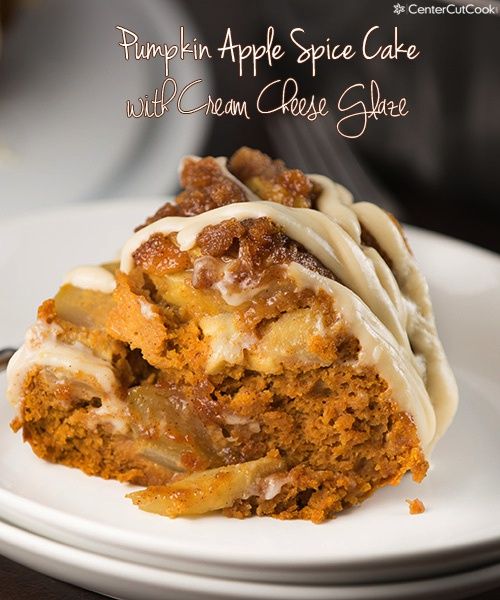 pumpkin apple spice cake