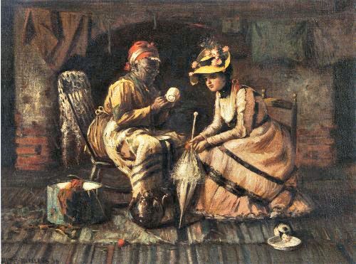 Historic Photo Print Witches Having Tea