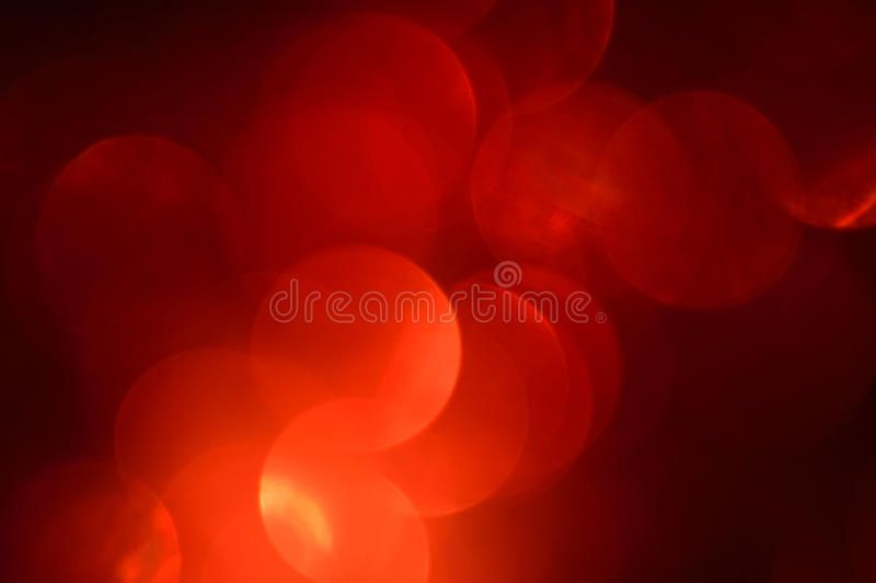 Blurred Bokeh Red Lights Background Abstract Sparkles Blurred