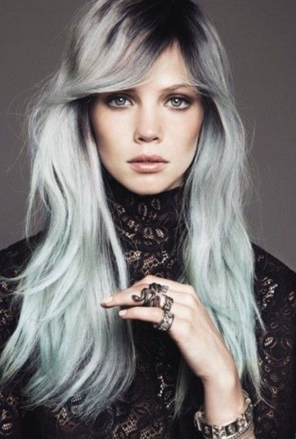 Yuz Tipine Gore Uzun Sac Modelleri Edgy Hair Hair Color Cream Grey Hair Color