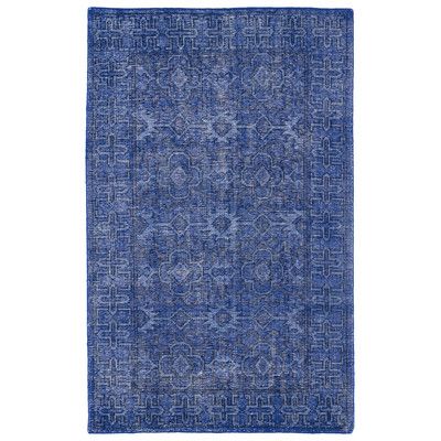 Kaleen Restoration Blue Area Rug Rug Size 5 6 X 8 6 Area Rugs Wool Area Rugs Blue Wool Rugs