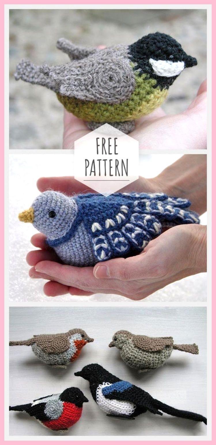 Amigurumi Bird Sparrow kostenlose Anleitung | Amigurumi , #amigurumi #anleitung #kostenlose ...