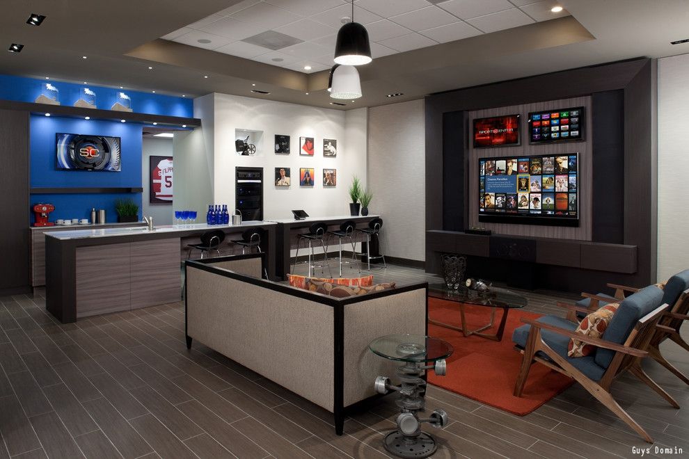 A Gentleman S Guide To Styling A Man Cave Man Cave Design Bars For Home Man Cave Basement