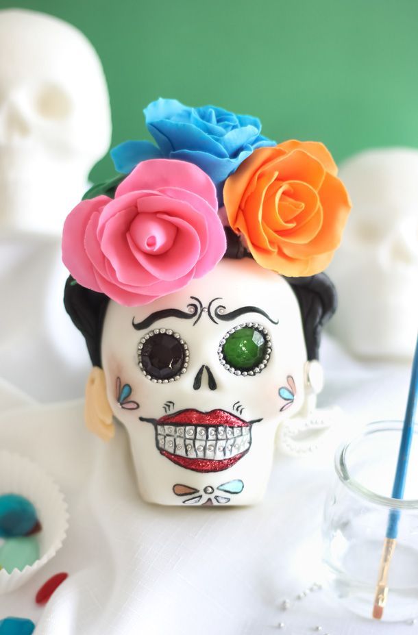 How to Make Sugar Skulls for Day of the Dead | Sprinkle Bakes