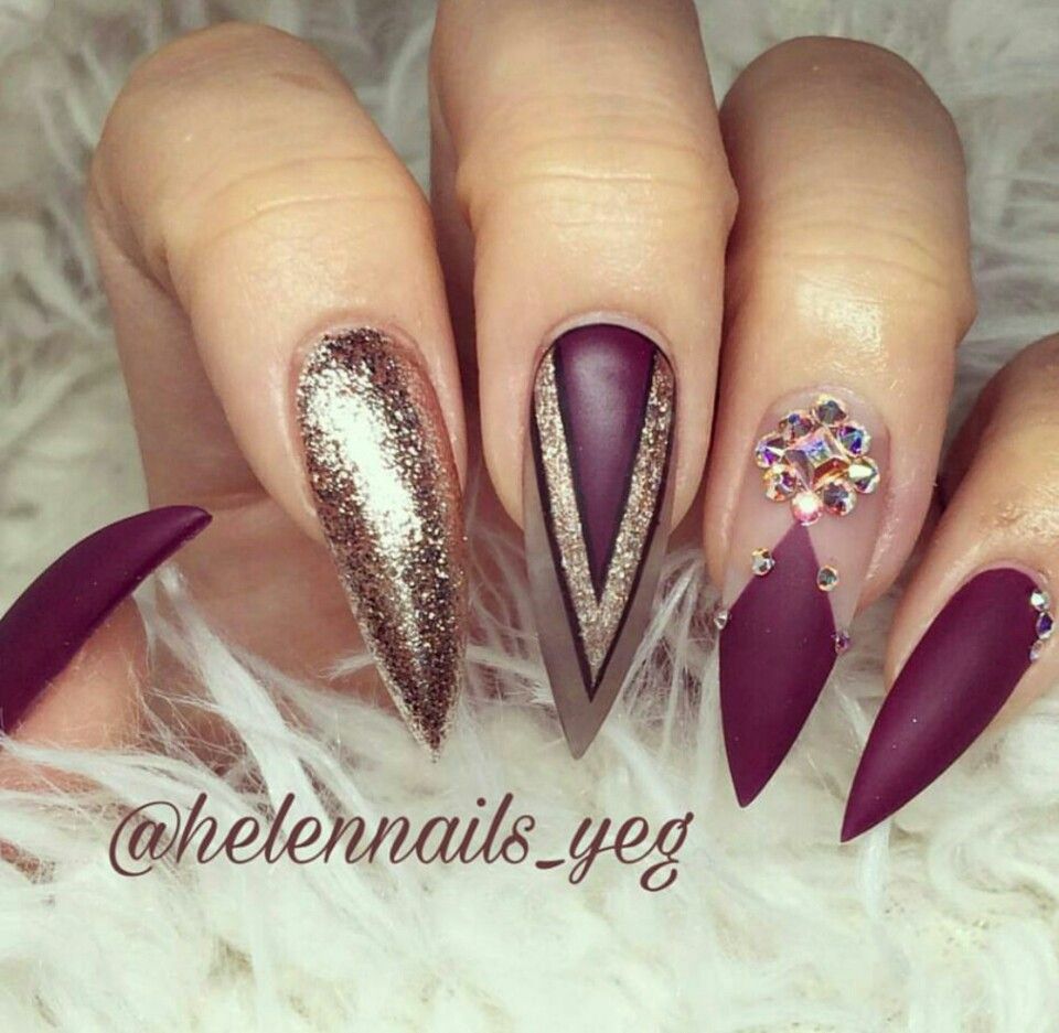 Pinterest Arianna Nails Nails Stiletto Nails Acrylic Nails