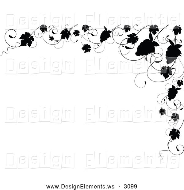 elegant borders clip art design element clipart of a elegant black and white border design