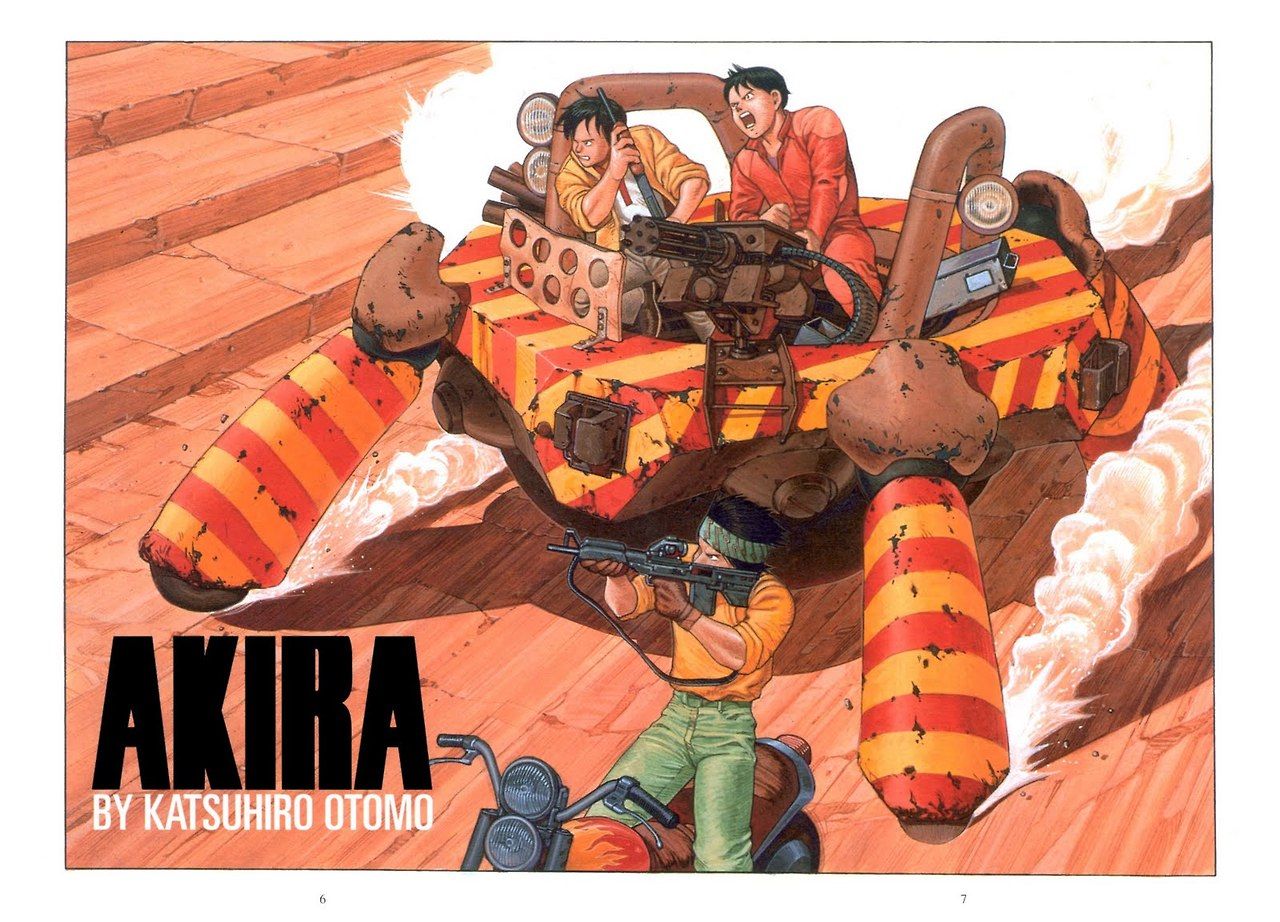 Akira By Katsuhiro Otomo 漫画 Akira 大友克洋 カラーポスター Akira By Katsuhiro Otomo 漫画 Akira 大友克洋 カラーポスター