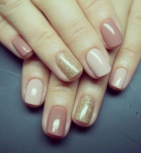 75 Natural Summer Nail Color Ideas For 2019 Nails Gold Nail