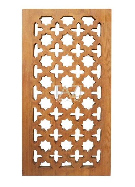 Moroccan Carved Wood Screen 1 Moroccan Carved Wood Screen 1
