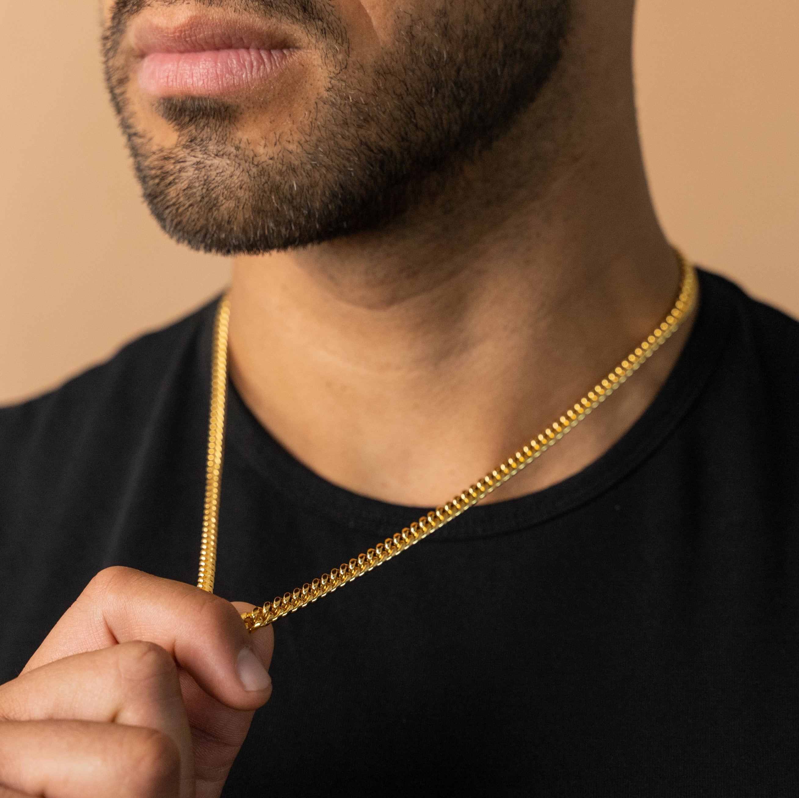 5mm Cuban Link Chain In Gold 18K Gold Plated 20 Cuban Link Chain 5mm-cuban-link-chain-in-gold-18k-gold-plated-20-cuban-link-chain