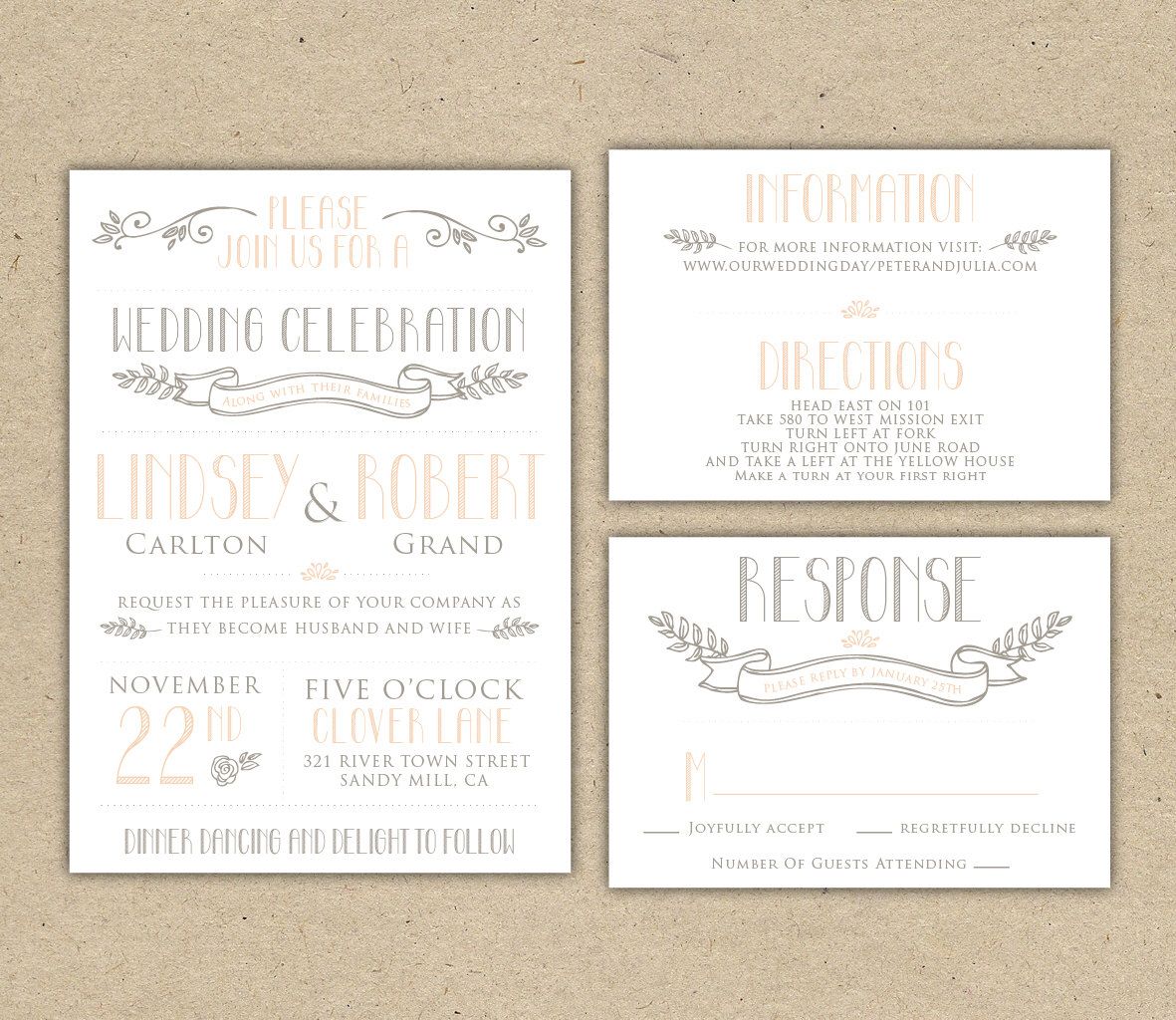 rsvp invitation sample