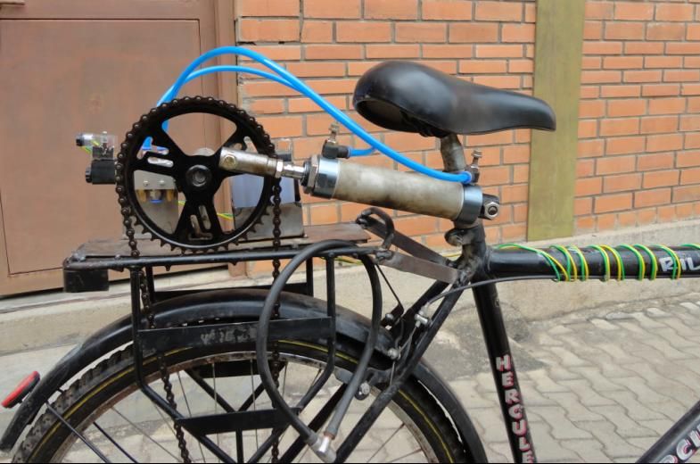Build A Air Bike At Home V2 Using 2 Stroke 33cc Engine Bike