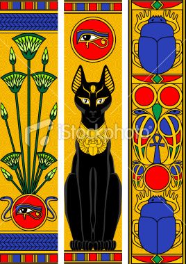 Egypt Vertical Banners Royalty Free Stock Vector Art Illustration Egyptian Motifs, Egyptian Hieroglyphics, Egyptian Symbols, Ancient Symbols, Egyptian Scarab, Egyptian Mythology, Egyptian Goddess, Ancient Artifacts, Bastet