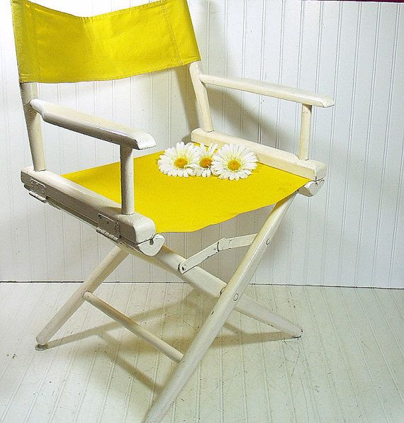 Local Pickup Only Macrame Directors Chair Etsy Macrame Chairs Chair Upcycle Chair
