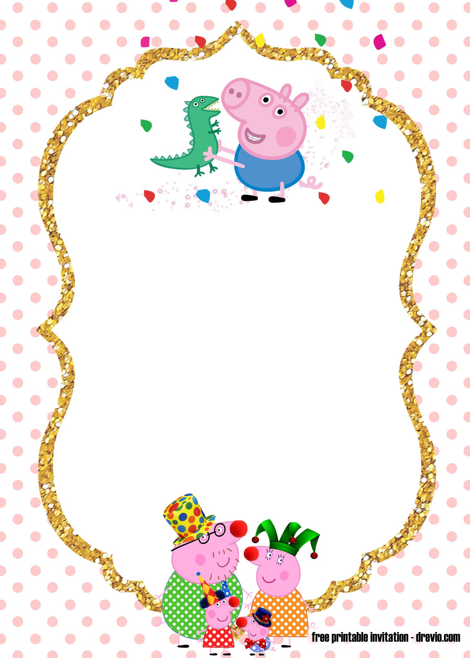 Get Free Printable Peppa Pig Invitation Template Peppa Pig Invitations Peppa Pig Birthday Invitations Pig Invitation Get Free Printable Peppa Pig Invitation Template Peppa Pig Invitations Peppa Pig Birthday Invitations Pig Invitation