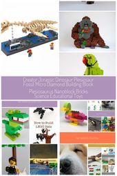 #animals lego Creator Jurassic dinosaur plesiosaur Fossil micro diamond building... #animals lego Creator Jurassic dinosaur plesiosaur Fossil micro d...