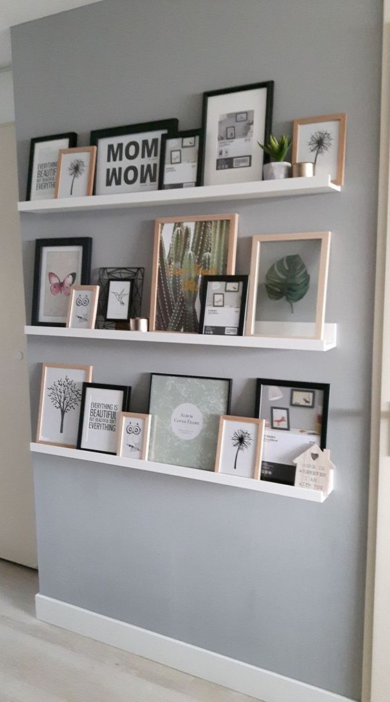 41 Leichte Möglichkeiten, eine leere Wand zu dekorieren - LoveIn Home - Fitness GYM - My Blog - My B...