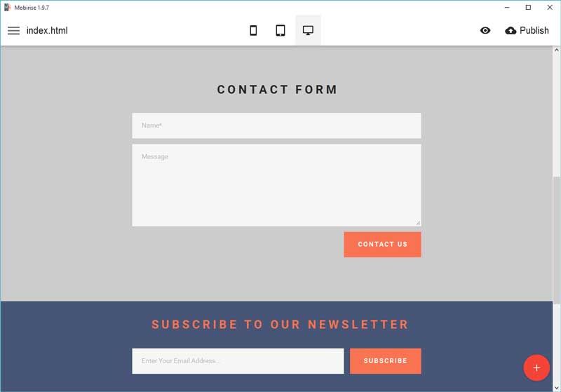 mobirise mobile website builder v1 9 7 form blocks contact us mobirise contact form