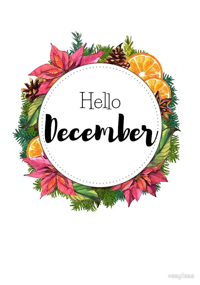Hello December - monthly cover for planners, bullet journals by vasylissa #hellodecemberwallpaper Hello December - monthly cover for planners, bullet journals by vasylissa #hellodecemberwallpaper