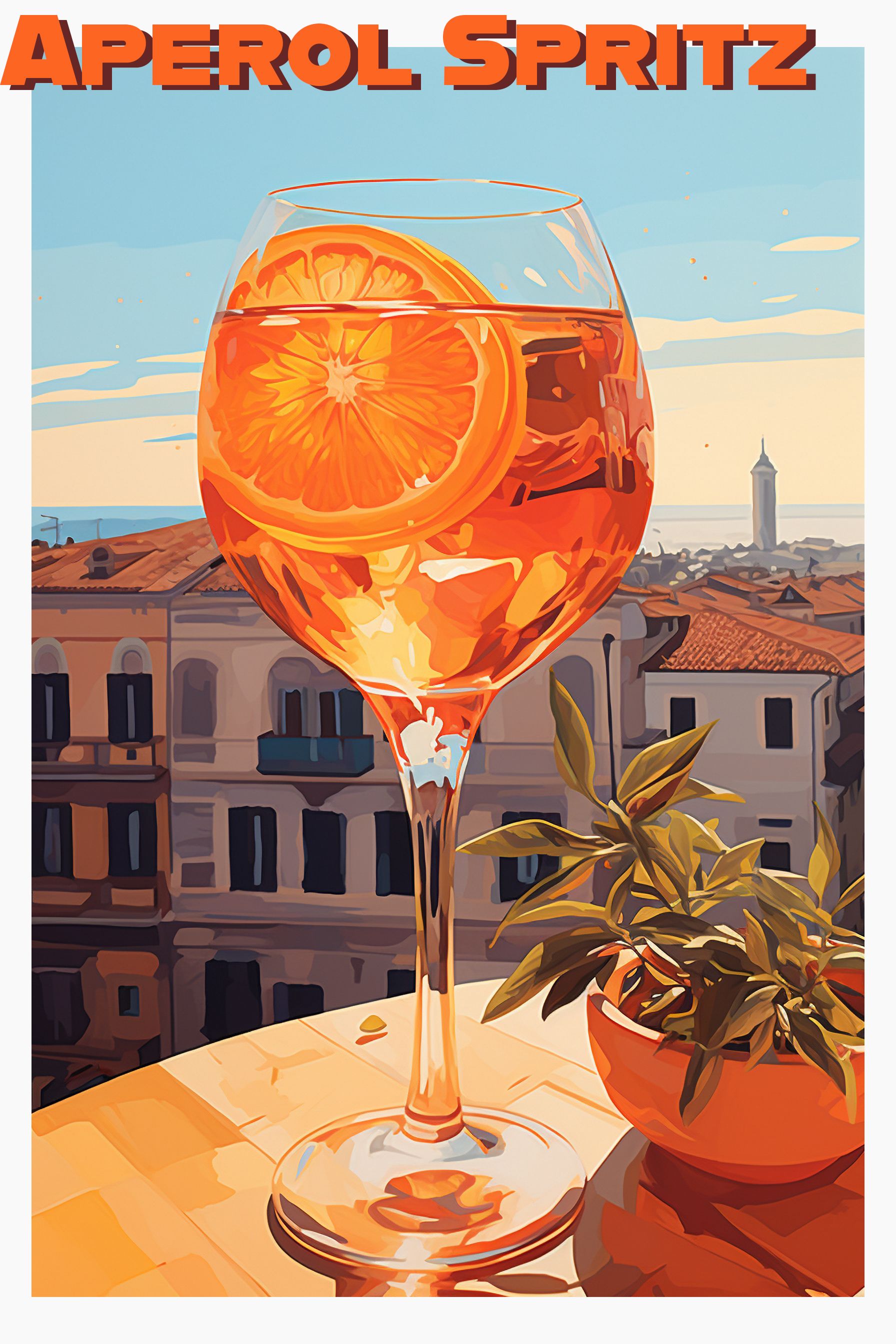 Aperol Spritz Postcard