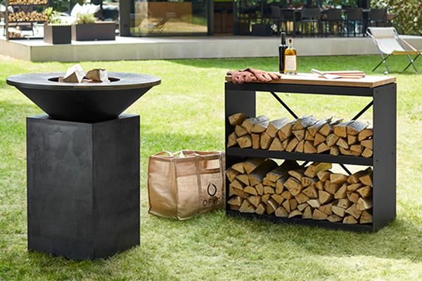 OFYR Storage Dressoir Houtkast— B-Lazy Firewood, Fire Pit, Lazy, Bbq, Outdoor Decor, Crafts, Barbecue, Woodburning, Manualidades