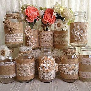10 Burlap and Lace Wedding Ideas | Lace weddings Burlap and Romantic