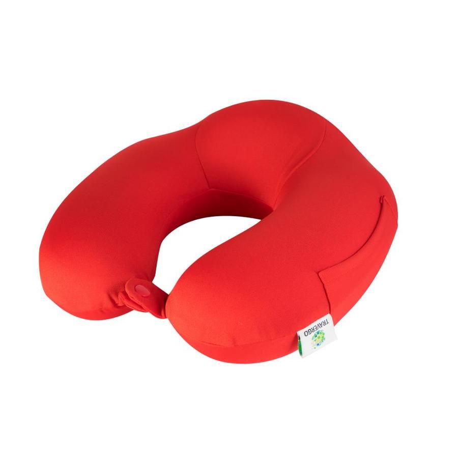 Memory Foam Travel Cushion Nick Pillow with Button and Zipper Memory Foam Travel Cushion Nick Pillow with Button and Zipper