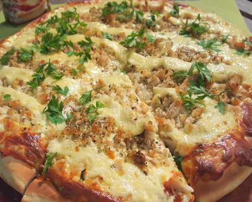 Pizza light de verduras
