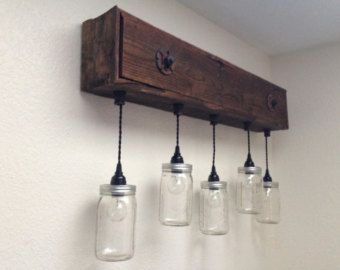 Vanity Light Fixture Reclaimed Oak Barnwood By ShotHouseStudios Vanity Light Fixture Reclaimed Oak Barnwood By ShotHouseStudios