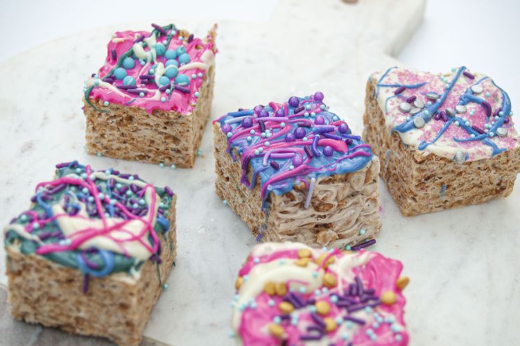 Taste the Rainbow With Unicorn Rice Krispies Treats