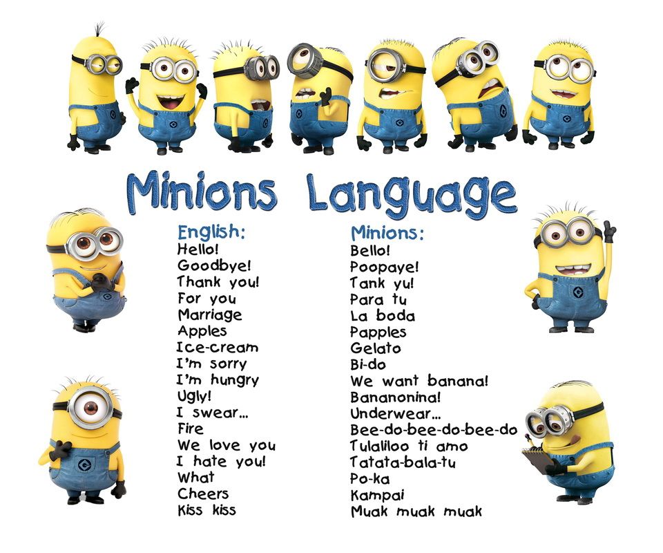 minion speak minion speak